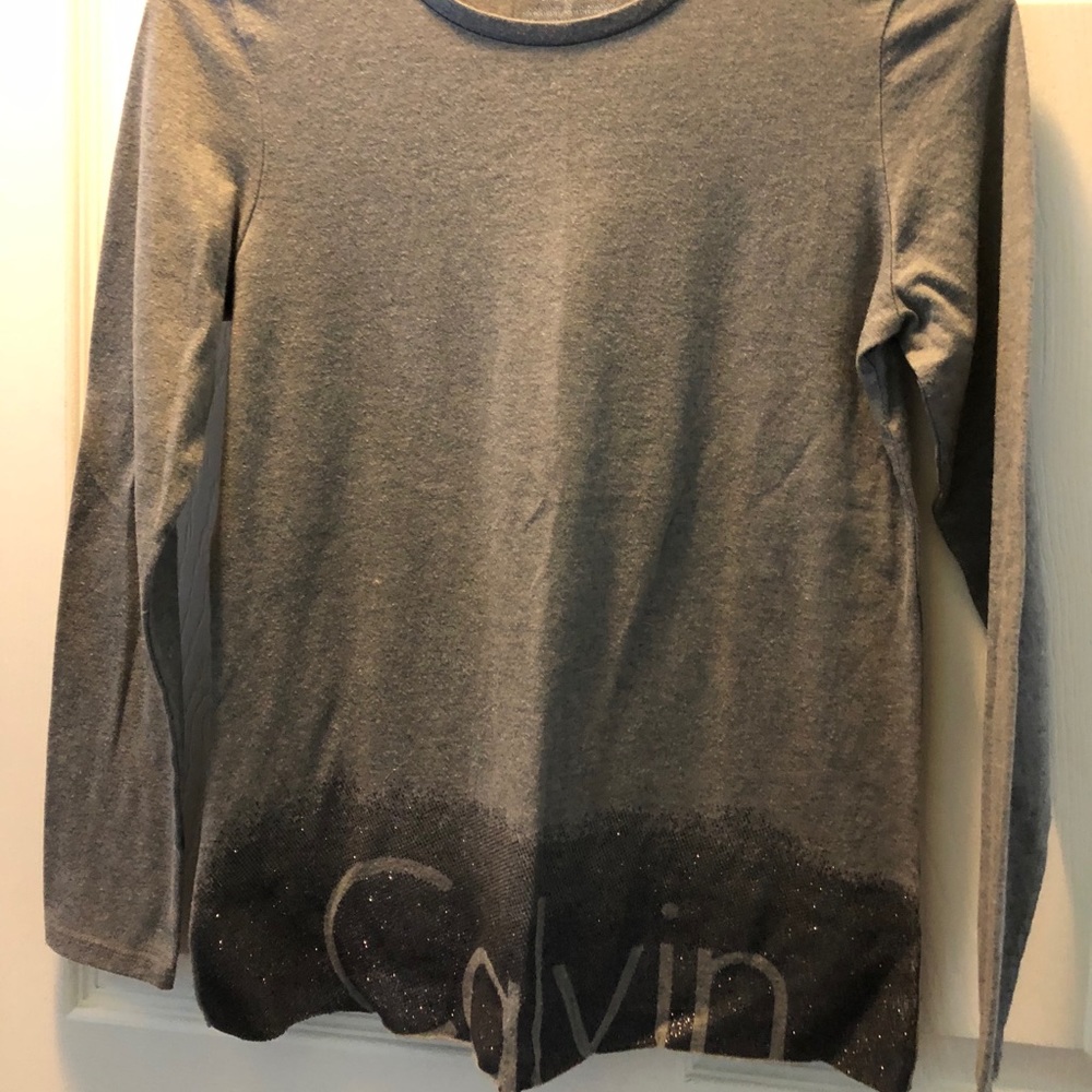 Girls Calvin Klein long sleeve T-shirt